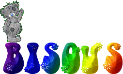 Gif animé bisous ourson